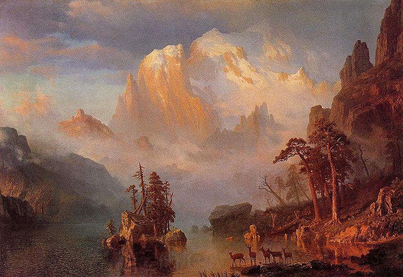 Albert Bierstadt Rocky Mountains